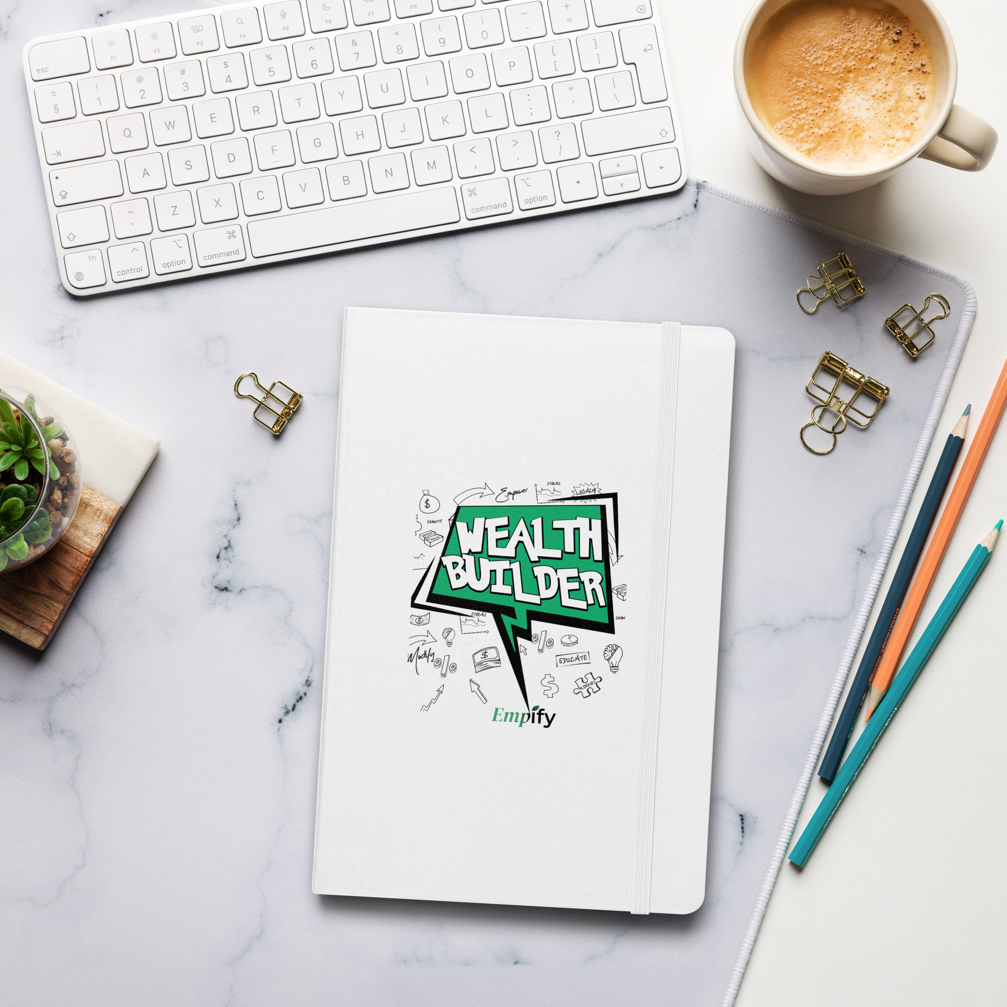 Wealth Builder Hardcover Bound Notebook