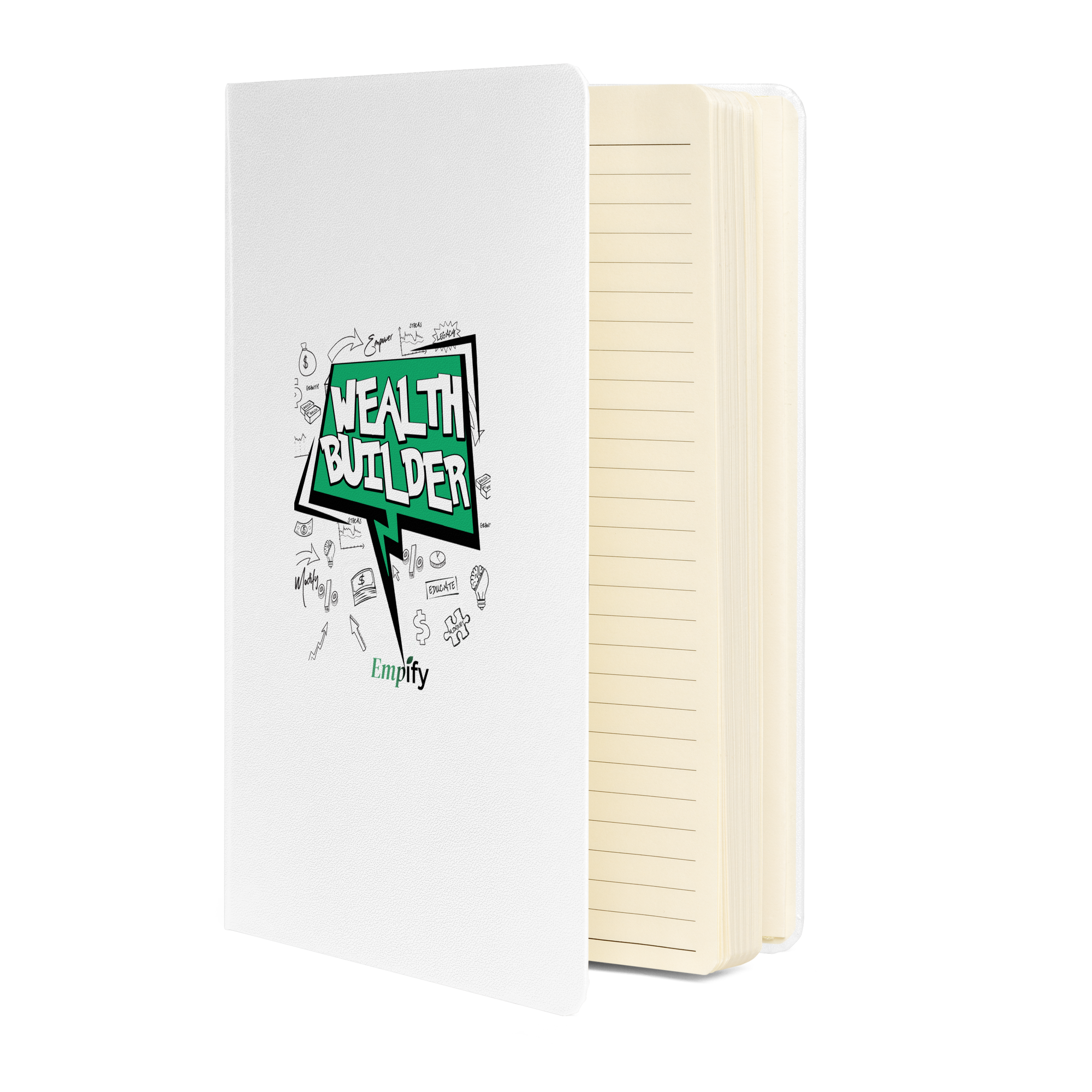 Wealth Builder Hardcover Bound Notebook