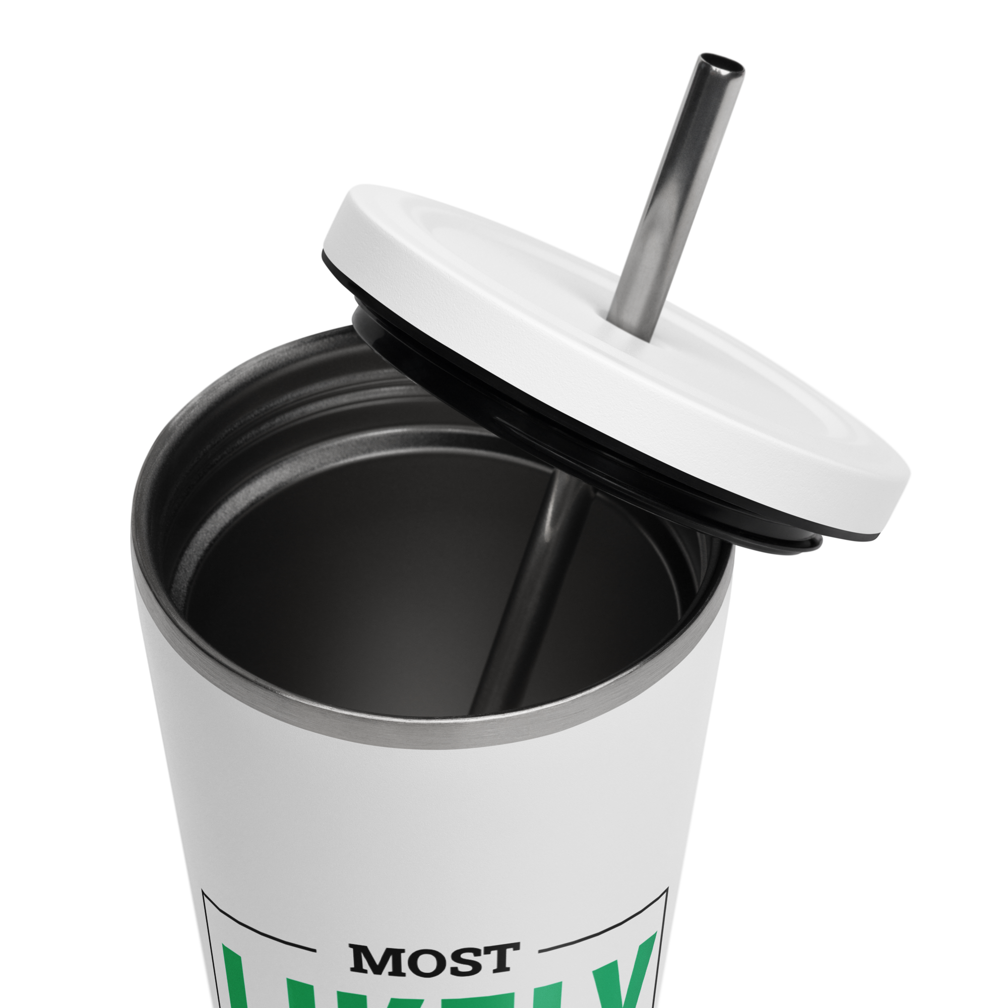 Most Likely to be Debt Free Insulated Tumbler with Straw