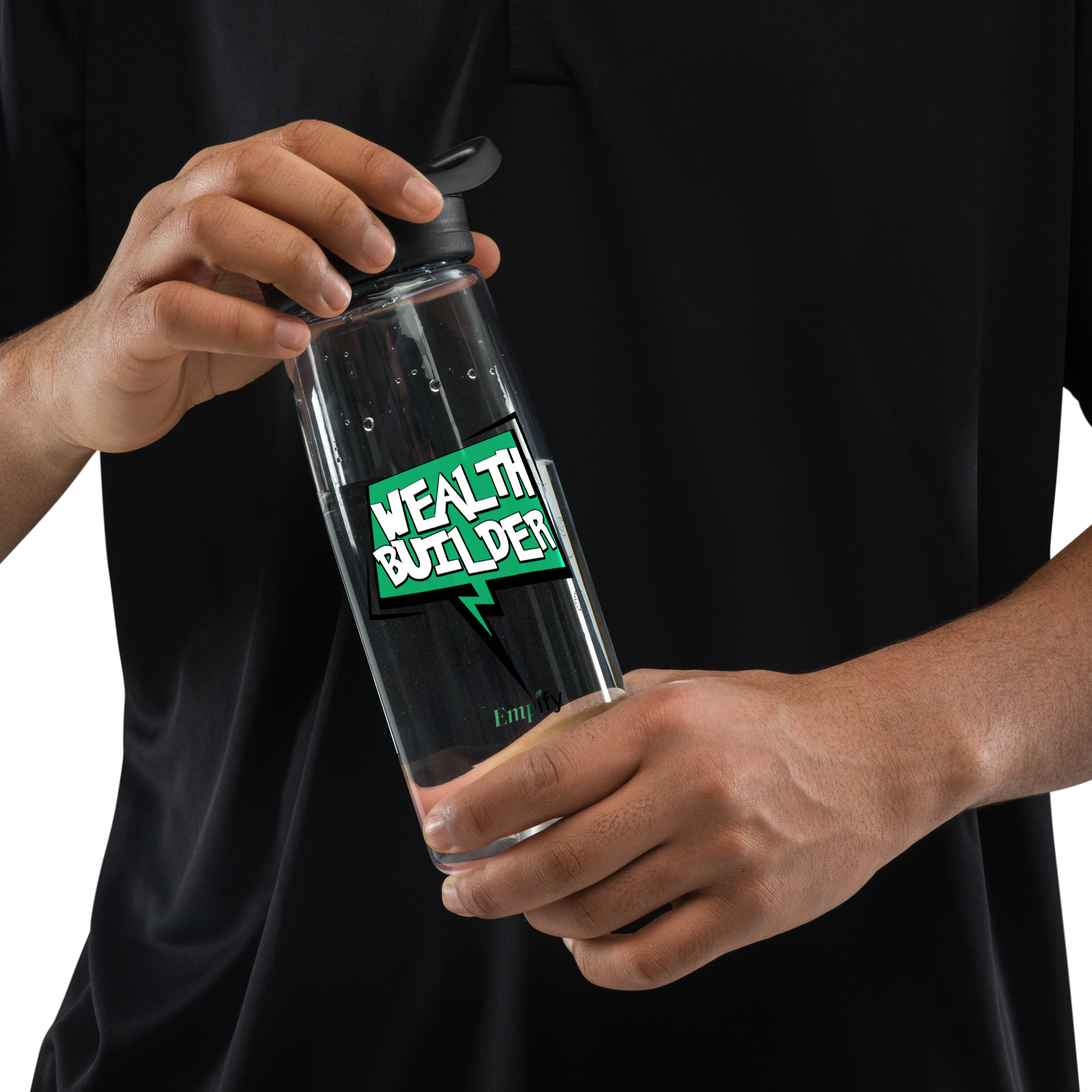 Wealth Builder Sports Water Bottle