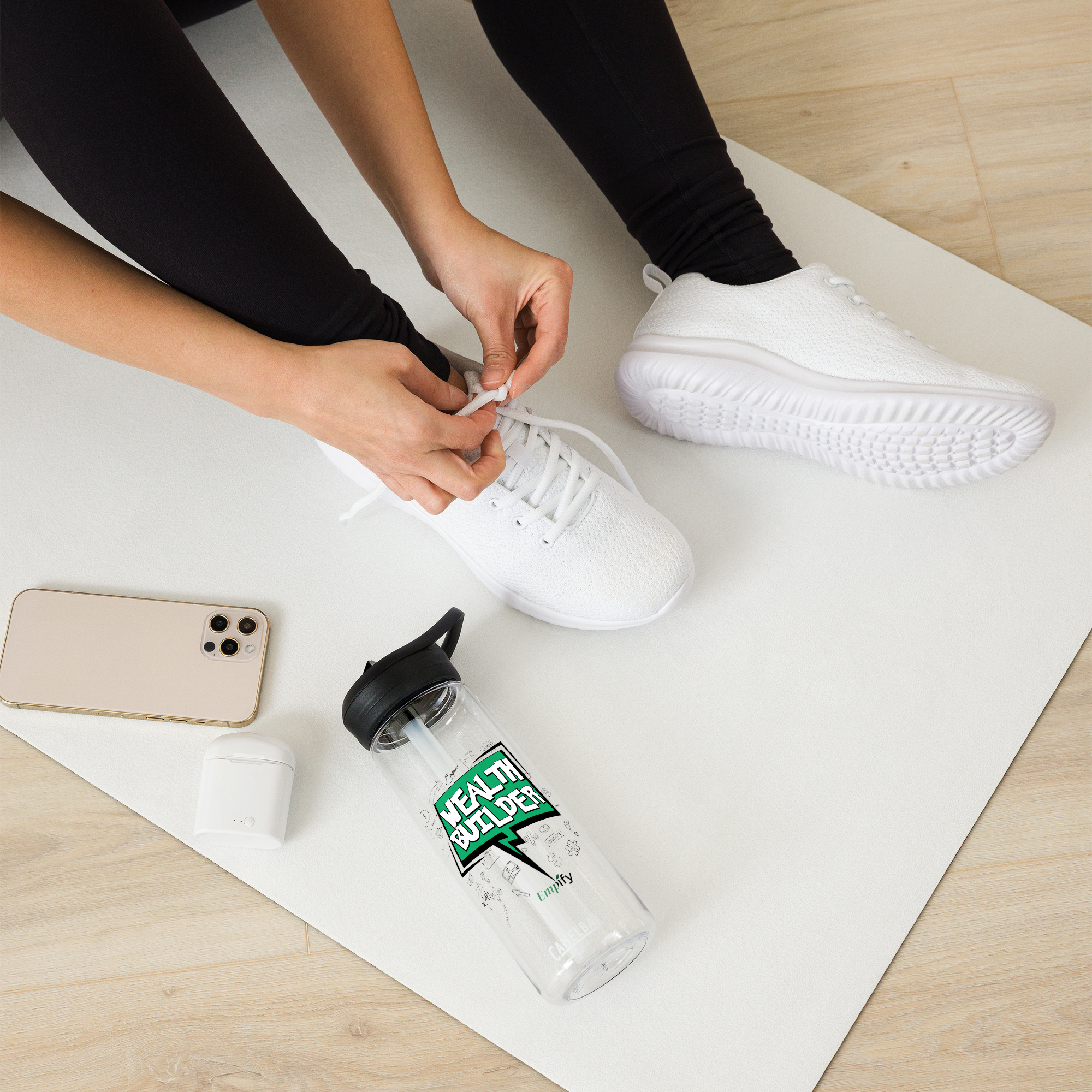 Wealth Builder Sports Water Bottle