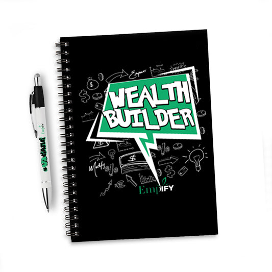 Wealth Builder Notebook & #WBGang Pen